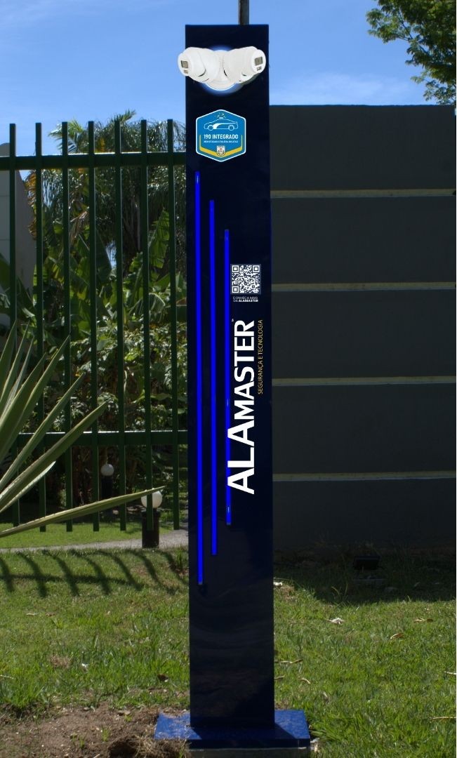 AlaVision Torre instalado no piso